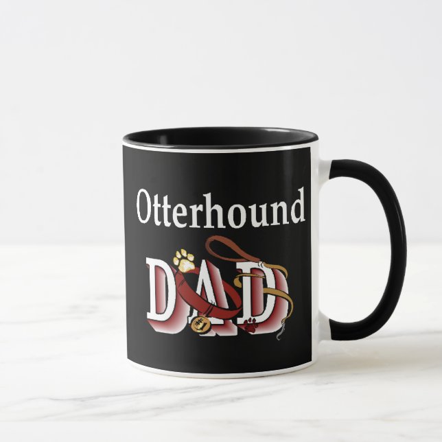 Otterhound Dad Mug (Right)