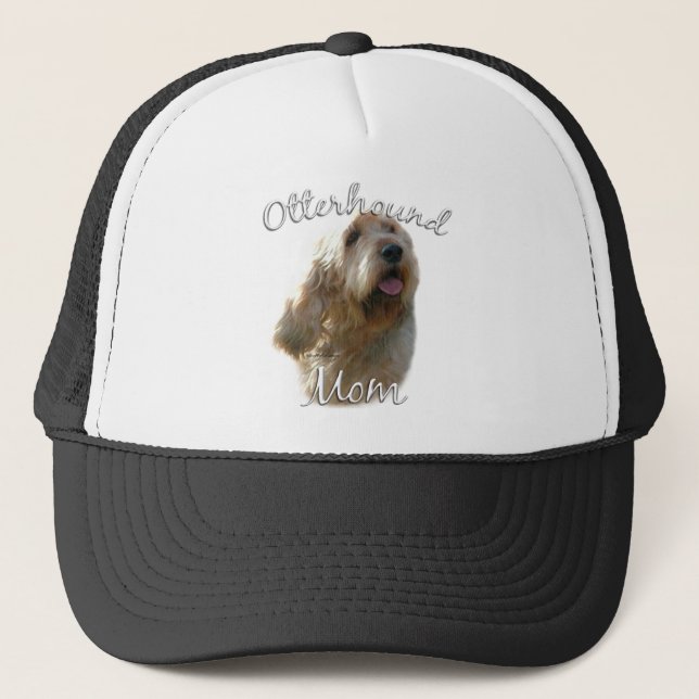 Otterhound Mom 2 Trucker Hat (Front)