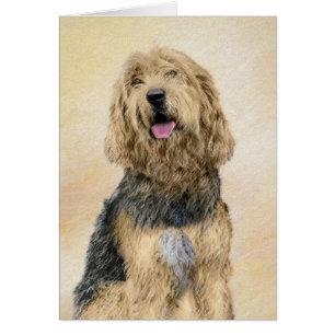 Otterhound Painting - Cute Original Dog Art