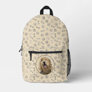 Otterhound Painting - Cute Original Dog Art Printed Backpack