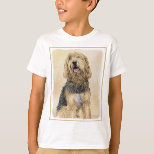 Otterhound Painting - Cute Original Dog Art T-Shirt