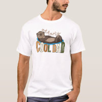 Otterly Cool Dad Otter Pun Father's Day