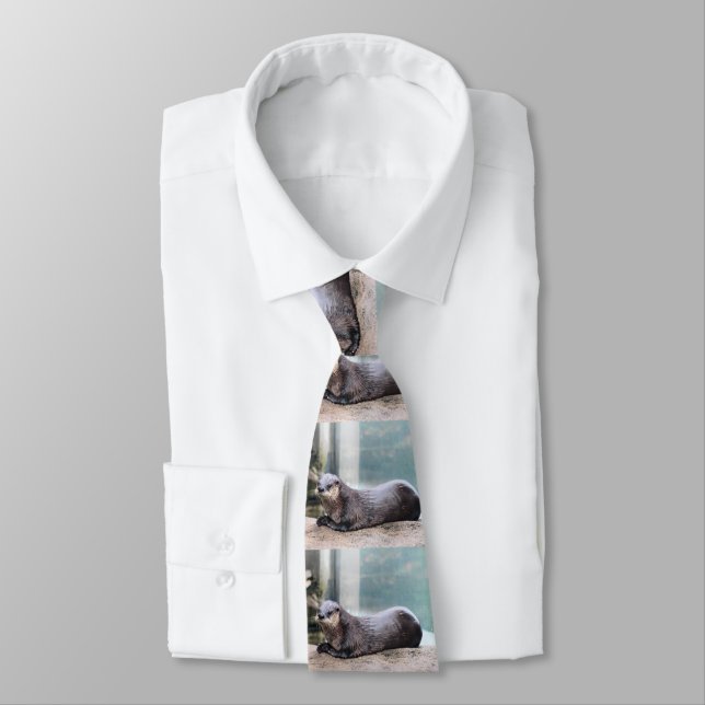 Otterly cute tie (Tied)