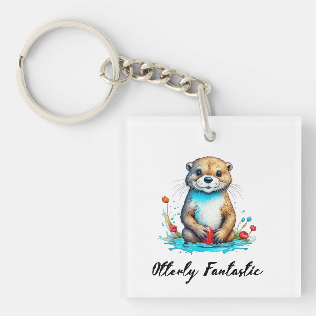 Otterly Fantastic Keychain (Front)