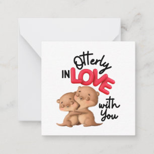 Otterly in Love with You! - Cute Valentine's Day Card