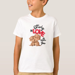 Otterly in Love with You! - Cute Valentine's Day  T-Shirt