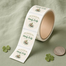 Otterly Lucky St Patrick's Day Class Sticker Roll