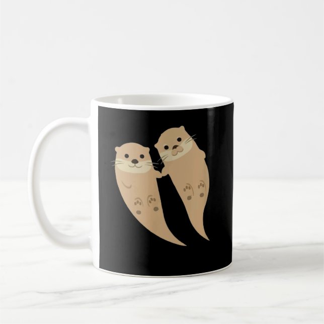 Otters Enthusiasts Environmentalist  Coffee Mug (Left)