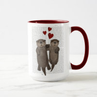 Otters Holding Hands