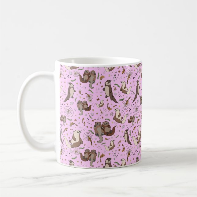 Otters in Love Mug (Left)