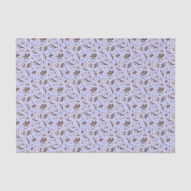 Otters in Purple Tissue Paper (Front)