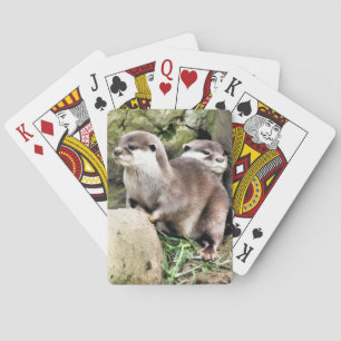 OTTERS PLAYING CARDS