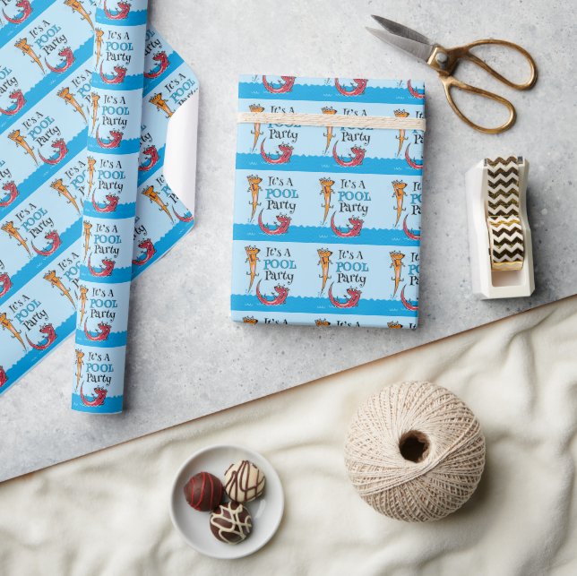 Otter's Pool Party Wrapping Paper (Crafts)