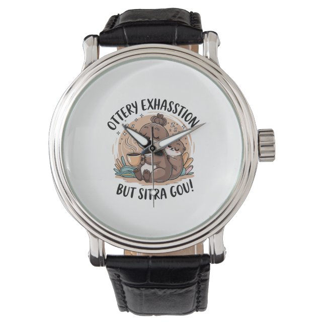 Ottery Expression Cute Sloth and Baby Watch (Front)