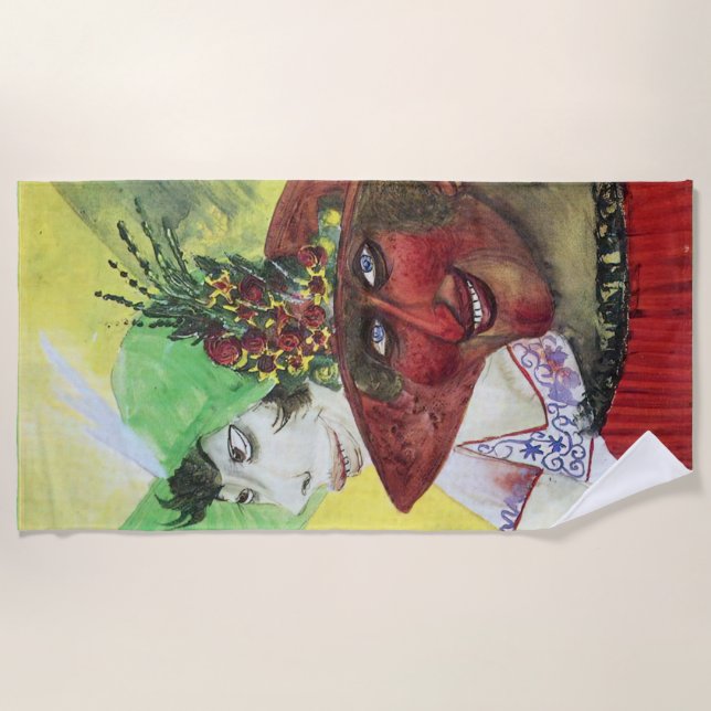 Otto Dix, Prostitutes   Beach Towel (Front)