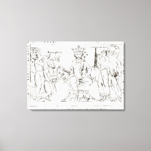 Otto I Submitting to Berenger II Canvas Print
