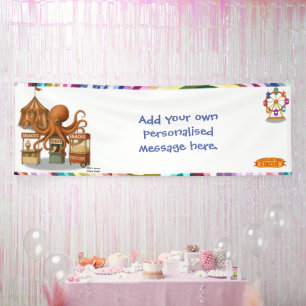 Otto’s circus snack shack banner