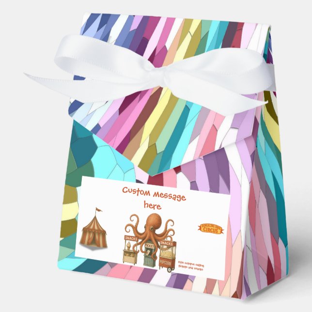 Otto’s circus snack shack favor box (Front)