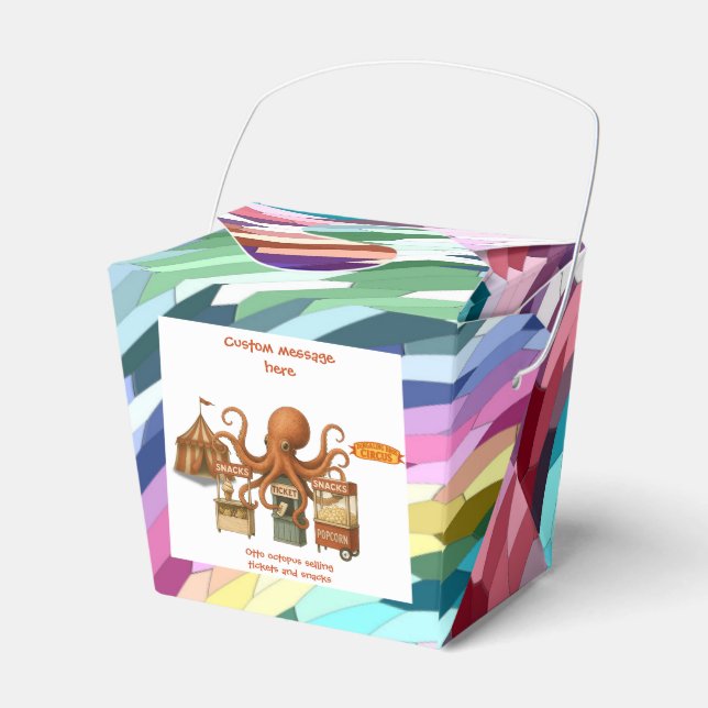 Otto’s circus snack shack favor box (Front Side)