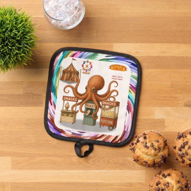 Otto’s circus snack shack pot holder (Top Down)