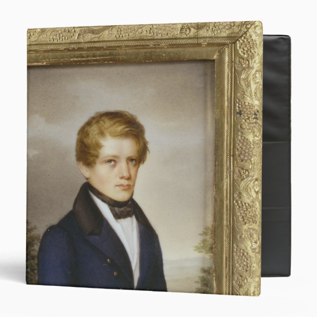 Otto von Bismarck as a Student, 1833 Binder (Front/Inside)