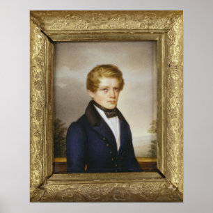 Otto von Bismarck as a Student, 1833 Poster
