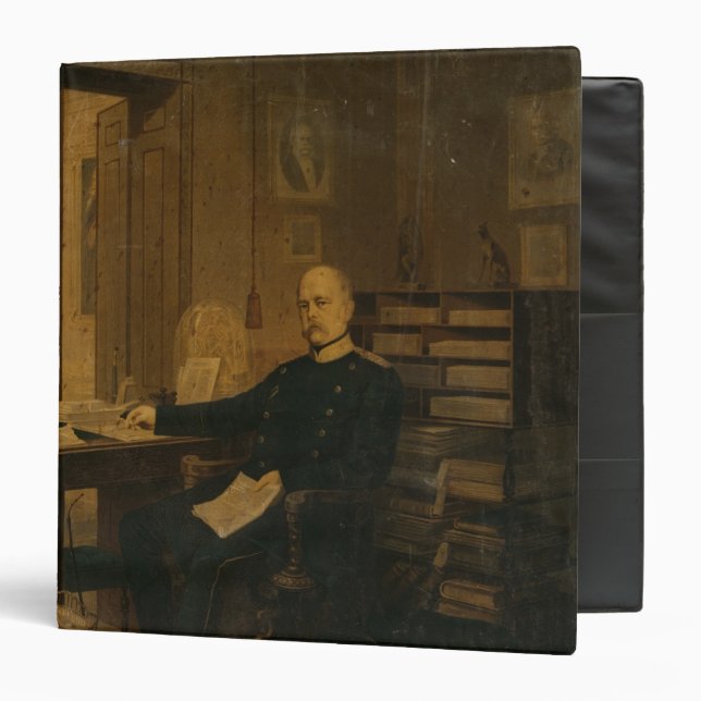 Otto von Bismarck in his Study Binder (Front/Inside)