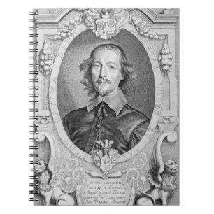 Otto von Guericke (1602-86) from 'Portraits des Ho Notebook
