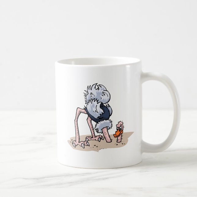 Otto von Ostrich Coffee Mug (Right)