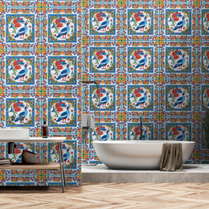 Ottoman China and Peacock Wallpaper