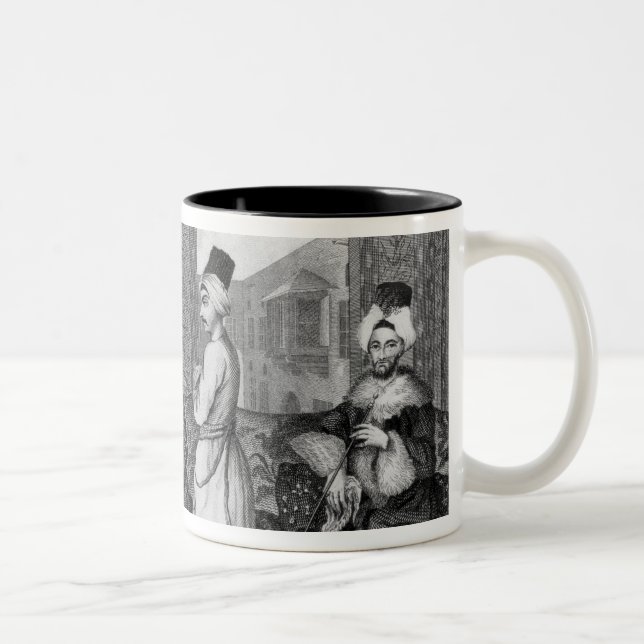 Ottoman Dignitaries Two-Tone Coffee Mug (Right)