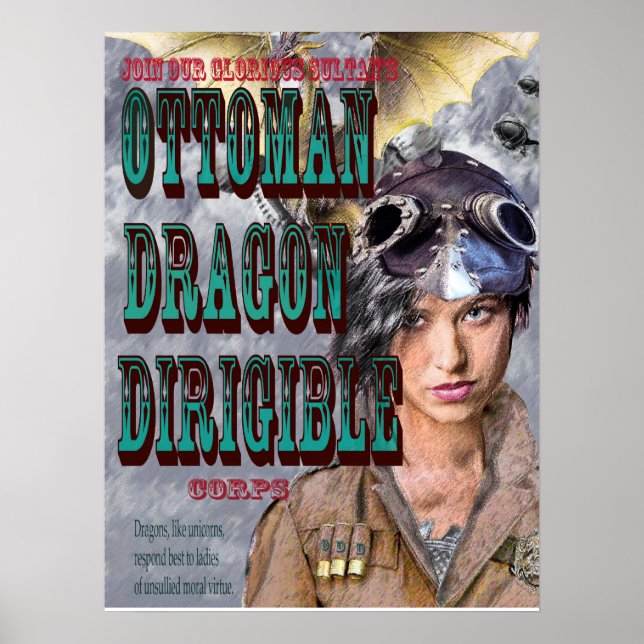 ottoman dragon dirigible corps poster (Front)