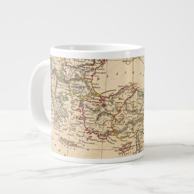 Ottoman Empire Large Coffee Mug (Front Left)
