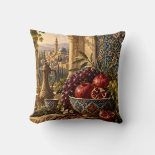 Ottoman Pomegranate & Iznik Garden Pillow
