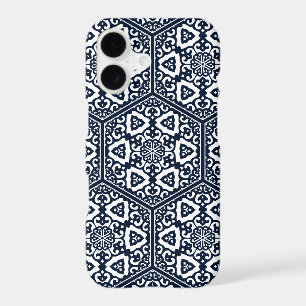 Ottoman Turkish blue ware tracery design