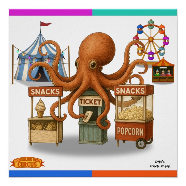 Otto's Snack Shack Poster (Front)