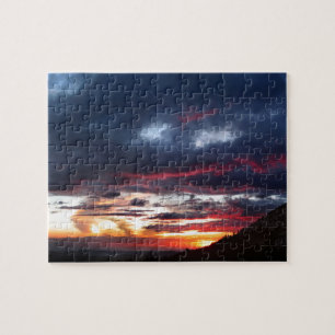 Ottoway Lake Sunset - Yosemite - Sierra Nevada Jigsaw Puzzle