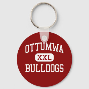 Ottumwa - Bulldogs - High School - Ottumwa Iowa Keychain