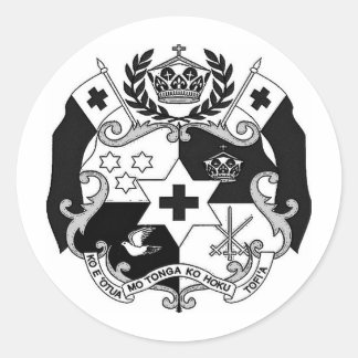 Otua Mo Tonga Productionz Classic Round Sticker
