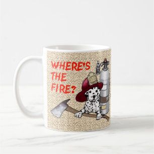 Où est le feu Mug de pompier