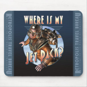 Où est mon Jetpack ? Tapis de souris