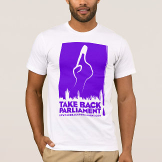 Où est mon vote ? Le T-shirt blanc des hommes