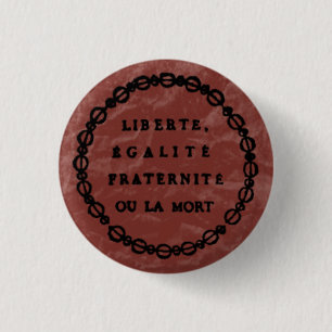 ou la mort 1 inch round button