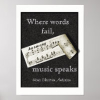 Où les mots échouent — Poster Art