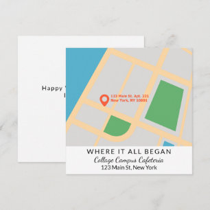 Où tout a commencé Carte personnalisée de la Saint