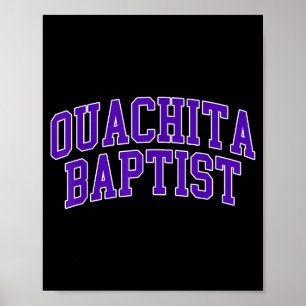 Ouachita Baptist University Athletics Vintage Arch Poster