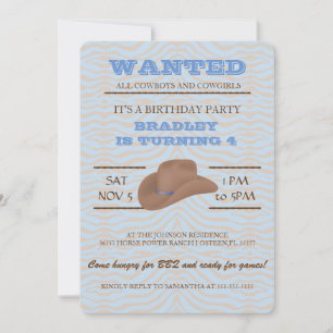 OUAIS ! Invitation à la fête d'anniversaire de Cow