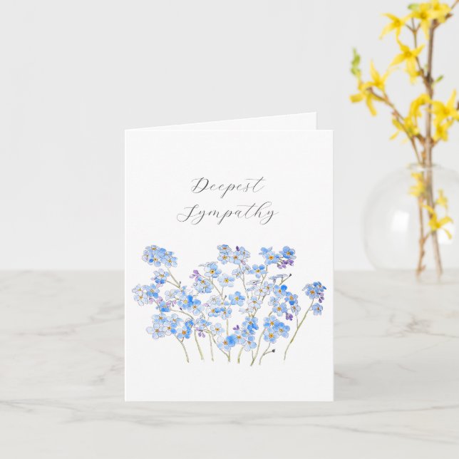 Oubliez-moi de ne pas fleurir Penser à votre carte (Fleur jaune)