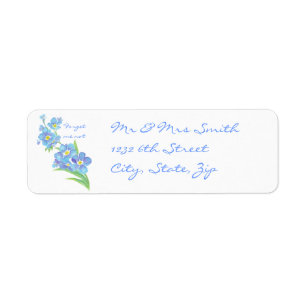 Oubliez-moi fleur non faite sur commande de jardin