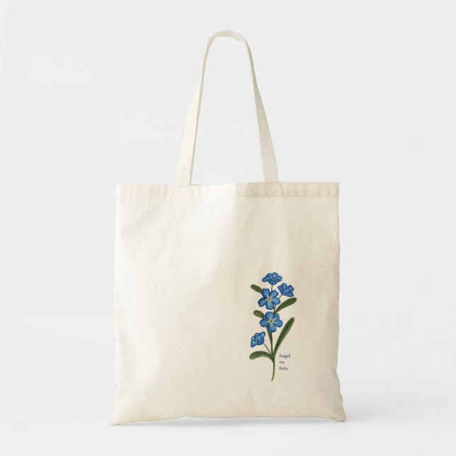 Oubliez-moi le Sac fourre-tout à fleurs (Devant)